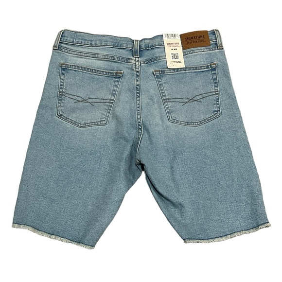 Signature By Levi Strauss & Co. Boys Denim Cut Off Jean Short - Picture 10 of 12